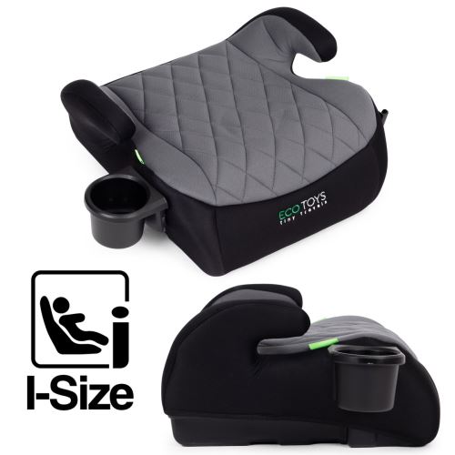 Detský podsedák do auta i-Size s držiakom na nápoje 125–150 cm