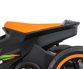 Detská motokára RIDER – šliapací gokart, 3+, nosnosť 30 kg - oranž (3)
