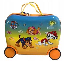 Detský kufor na kolieskach Tlapková patrola – cestovný kufrík Paw Patrol, 28 l, žltý