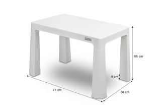 Súprava detského nábytku TOYZ MONTI 1+2, sivá (573604)