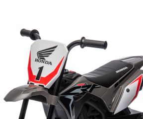 Elektrická detská motorka Honda CRF450R 6V trojkolka - šedá (5)