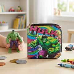 Detská peňaženka na zips Avengers Hulk (4)