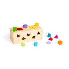 Bigjigs Toys Vkladanie a triedenie Tajomná krabička (4)