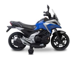Elektrická motorka Honda NC750X pre deti – LED, USB, 3-8 rokov, modrá, čierna (8)