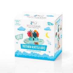 Senzorická hračka UFO s farebnými šnúrkami (3)