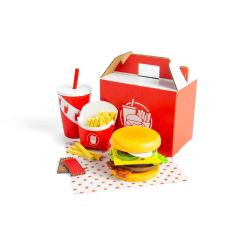 Bigjigs Toys Súprava Burger a hranolky (1)