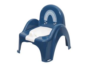Detská nočník s melódiou a vekom, ergonomický - Duha v modré