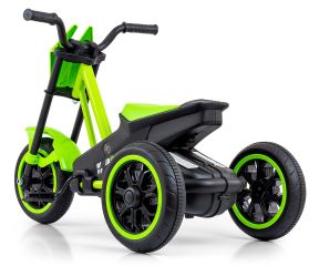 Detská motokára RIDER – šliapací gokart, 3+, nosnosť 30 kg - zelená (2)
