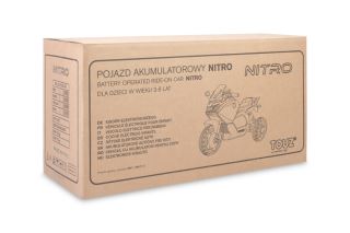 Elektrická trojkolka pre deti TOYZ – 2 motory, LED, USB, biela (13)
