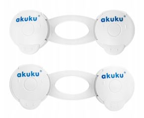 Univerzálny uzáver krátky - 2 ks, 10 cm, biely (1)