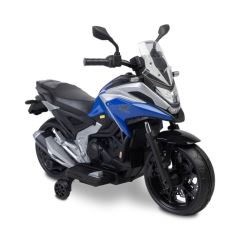 Elektrická motorka Honda NC750X pre deti – LED, USB, 3-8 rokov, modrá, čierna (2)