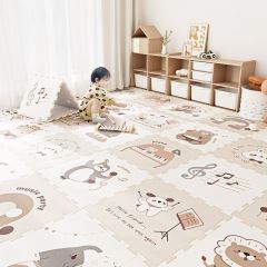 2Kids Toys Podložka na hranie Zvieracia párty 9 dielov (2)
