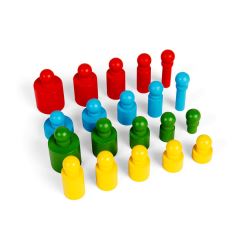 Bigjigs Toys Motorická vkladačka bloky 24 dielikov (4)