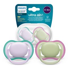 Philips AVENT Ultra Air Neutral 0–6 m dívka, fialová, 2 ks