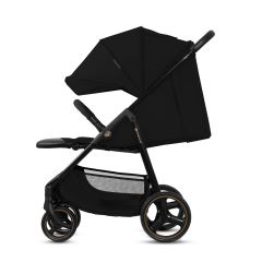 Športový kočík Kinderkraft TRIG 3 – ľahký skladací kočík do 25 kg - čierny (1)