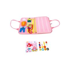 Senzorická busy kniha Jednorožec I – motorická látková kniha pre deti, 2Kids Toys (3)