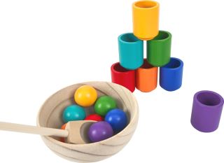 2Kids Toys Dúhové guličky a kalíšky 7 farieb (1)