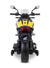 Elektrická motorka Honda NC750X pre deti – LED, USB, 3-8 rokov, žltá, čierna (5)