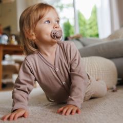 Cumlík silikónový, anatomický tvar, 18m +, 2 ks - Nature (6)