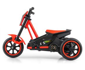 Detská motokára RIDER – šliapací gokart, 3+, nosnosť 30 kg - červené (1)