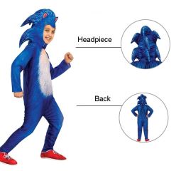 Detský kostým Sonic The Hedgehog s maskou 116-122 M (3)