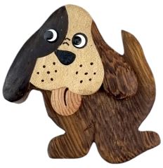 2Kids Toys Drevená magnetka veľká Pes (3)