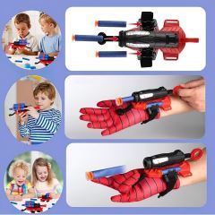 Detský kostým Spiderman s vystrelovákom 122-134 L (577761)