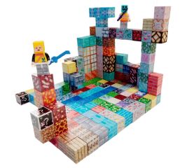 Magnetická stavebnica Minecraft Special blocks 202ks (2)