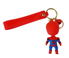 Detská kľúčenka Spiderman s pútkom a karabínou (2)