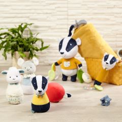 BabyOno Edukačné plyšové kolky Badger Edmund Friend (3)