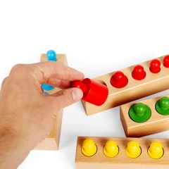 Bigjigs Toys Motorická vkladačka bloky 24 dielikov (1)