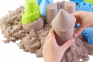 Kinetický piesok - prírodný - 1kg (2)