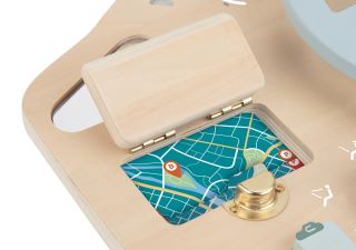 Montessori Activity board auto doska s volantom (1)