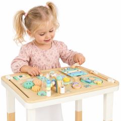Farebný edukačný stolík 2v1 Lulilo Tulimi - mätový (1)