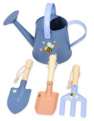 Záhradná sada pre deti Adam Toys – 4 ks, modrá, 3+