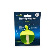 Silikónové hryzátko 3D Apple, GiliGums, zelené (5)