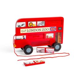 Bigjigs Toys Ťahacia hračka Londýnsky autobus (1)
