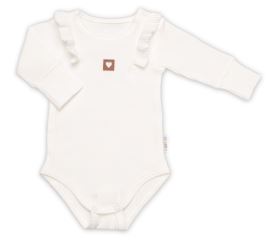 Žebrovaná rostoucí souprava 3D, Baby Girl - smetanová (2)