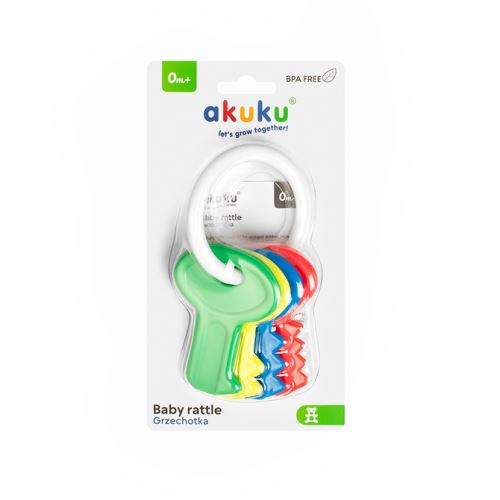 Hrkálka pre bábätko - Kľúče farebné (585591)