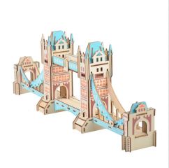Woodcraft Drevené 3D puzzle Tower Bridge (524365)