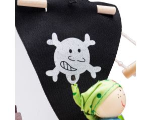 Bigjigs Toys Pirátska loď s pirátmi (7)