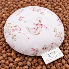 Malý nahrievací vankúšik s čerešňovými kôstkami - husišky (4)