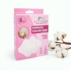 Hydrogelové dojčiace vložky s lanolínom Bocioland (8 ks)
