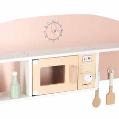 Detská drevená kuchynka Modern Classic 82 cm – ružová (7)