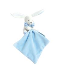 Doudou Darčeková sada modrá - zajačik s muchláčikom 10 cm (2)