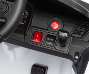 Elektrické autíčko Lexus GX550 SUV s diaľkovým ovládaním, LED a Bluetooth, biele (7)