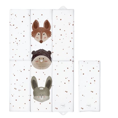 Prebaľovacia podložka cestovná (80x50) Basic - Cute Animals