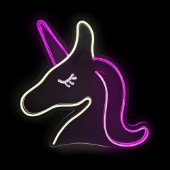2Kids Toys LED NEON LIGHT lampička Jednorožec ružovobiely (1)