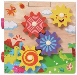 Motorická kocka s labyrintom Veselé zvieratká – 2Kids Toys, 3+ (1)