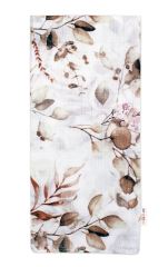 Mušelínové plienky 3ks Lux Baby Nellys - Eukalyptus, 70 x 80 cm, béžová/biela (2)